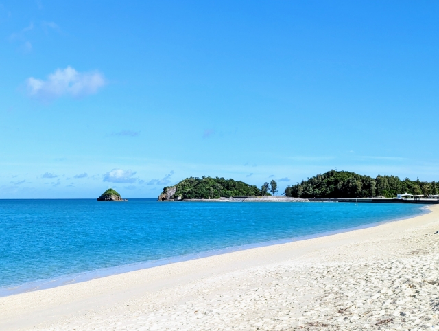 沖縄　やんばる　観光　オクマビーチ