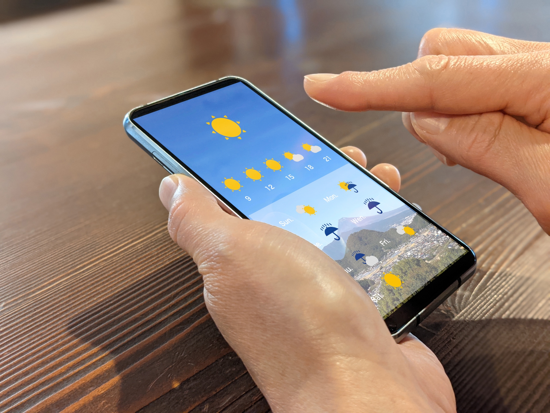 天気予報　スマホ