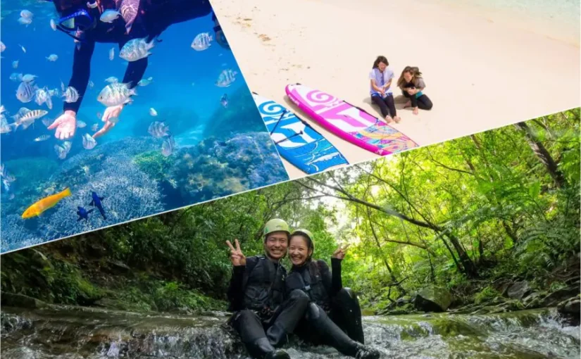 シュノーケリング　SUP　リバートレッキング